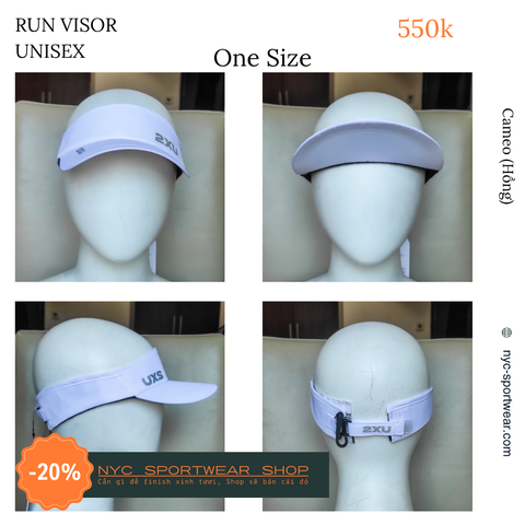 Mũ nửa đầu 2xu Run Visor (Unisex)