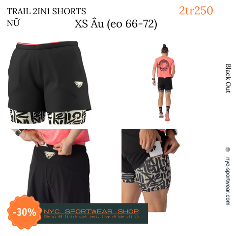Quần bó cơ Dynafit Trail 2in1 Shorts (Nữ)