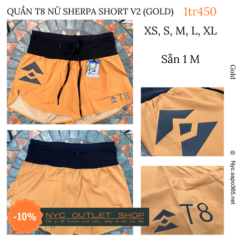 Quần T8 Sherpa Shorts v2 (Nữ)