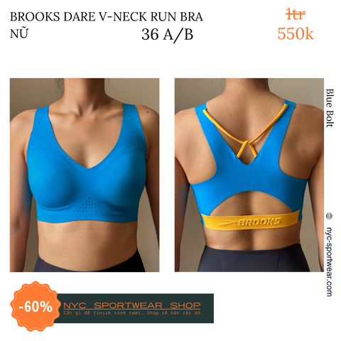 Áo Bra thể thao Brooks Dare V Neck Run Bra (Nữ)