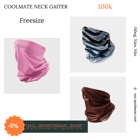 Khăn ống đa năng Coolmate Active Neck Gaiter (Unisex)