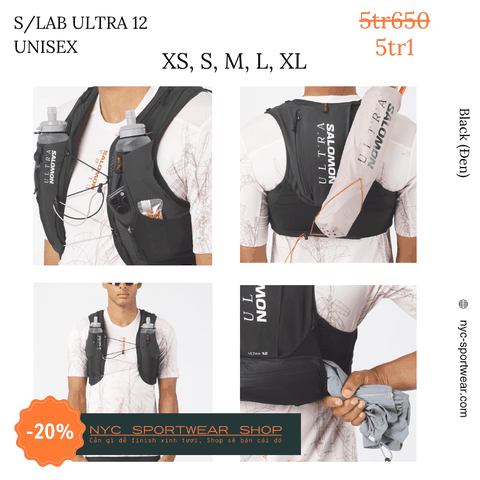 Vest chạy bộ Salomon S/lab Ultra 12 (2026)