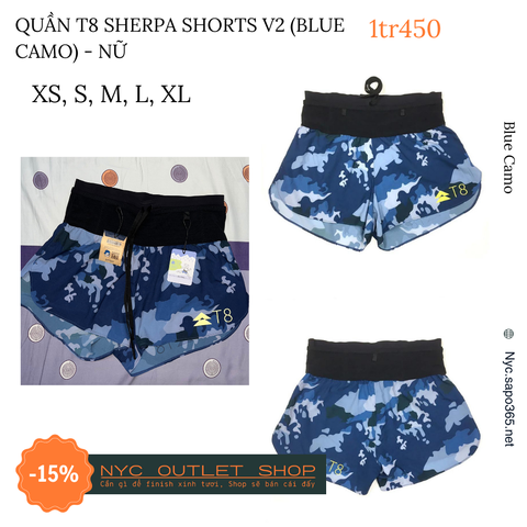Quần T8 Sherpa Shorts v2 (Nữ)