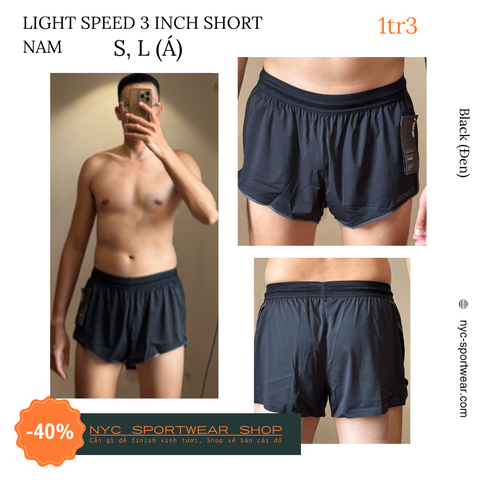Quần 2XU Light Speed 3 inch Shorts (Nam)