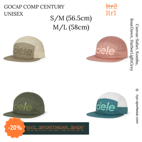 Mũ chạy bộ GOCap Comp Century (Unisex)