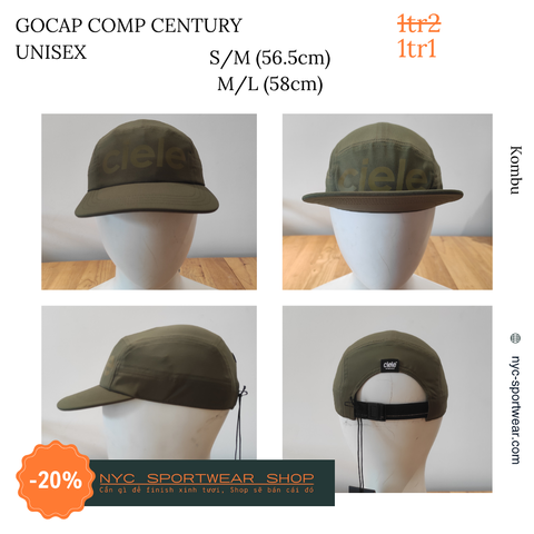 Mũ chạy bộ GOCap Comp Century (Unisex)