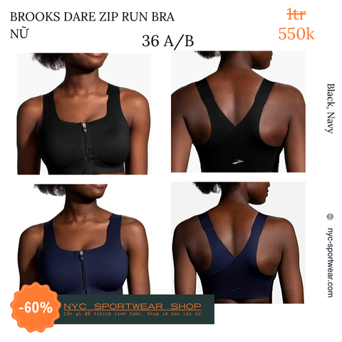 Áo Bra thể thao Brooks Dare Zip Run Bra (Nữ)