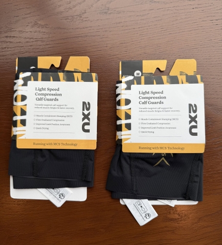Bó bắp chân 2XU Elite Light Speed Compression Calf Guards (Unisex)