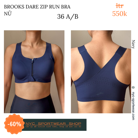 Áo Bra thể thao Brooks Dare Zip Run Bra (Nữ)