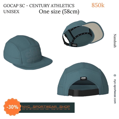 Mũ chạy bộ GOCap SC Century Athletics (Unisex)