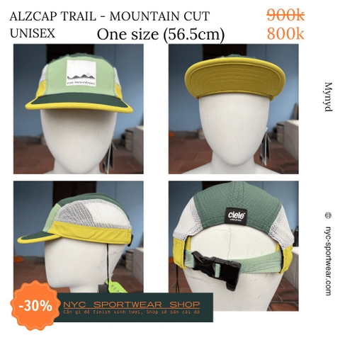 Mũ chạy bộ Ciele Alzcap Trail Mountain Cut (Unisex)