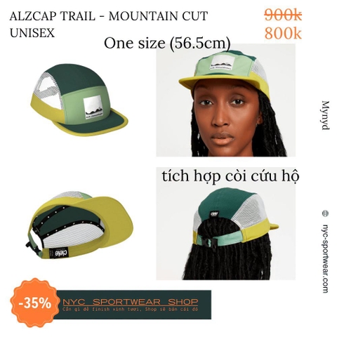 Mũ chạy bộ Ciele Alzcap Trail Mountain Cut (Unisex)