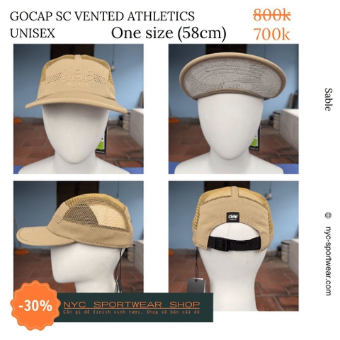 Mũ chạy bộ GOCap SC Vented Athletics Unisex)