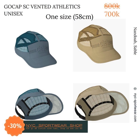 Mũ chạy bộ GOCap SC Vented Athletics Unisex)