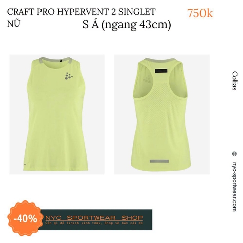 Áo Craft Pro Hypervent 2 Singlet (Nữ)