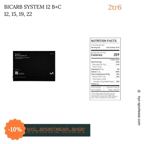 Dinh dưỡng bổ sung Maurten Bicarb
