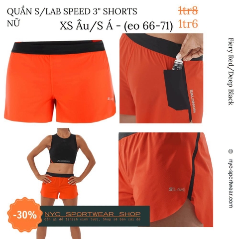 Quần Salomon S/Lab Speed 3 inch shorts (Nữ)