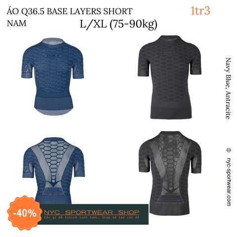 Áo đạp xe Q36.5 Base Layer Short Sleeve (Nam)