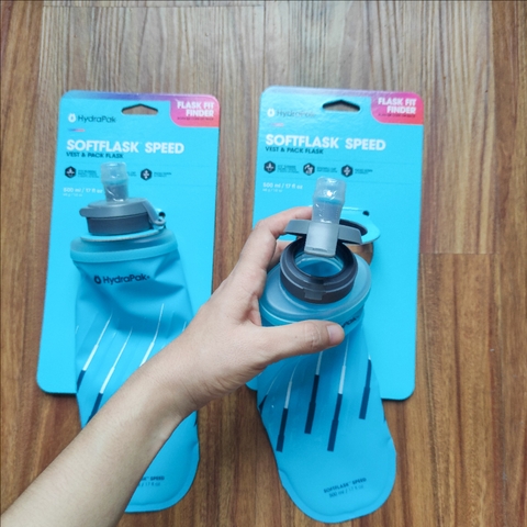 Bình mềm HydraPak SoftFlask Speed 500ml 2026 Thân dẹt