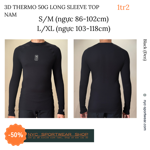 Áo dài tay Compressport 3D THERMO 50G LS T-shirt (Nam)