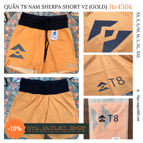 Quần T8 Sherpa shorts v2 (Nam)