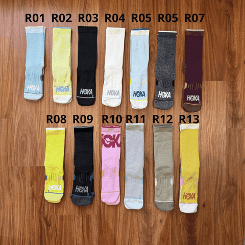 Tất cổ cao Hoka Crew Run Socks