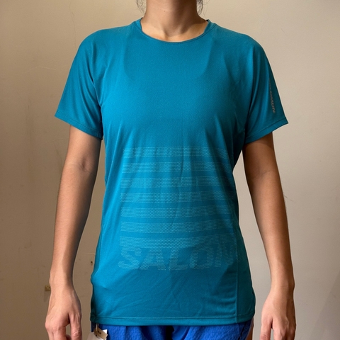 Áo chạy Salomon Sense Aero SS Tee GFX (Nữ)