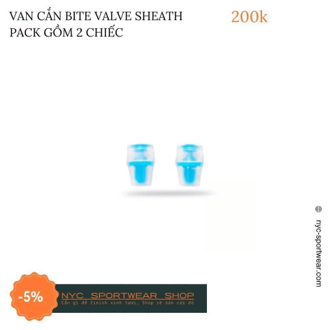 Van cắn bình mềm HydraPak Bite Valve Sheath 2-Pack