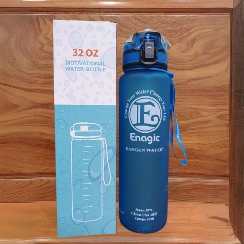 Bình Đựng Nước Kangen 1000ml màu xanh - Nhựa Tritan Cao Cấp