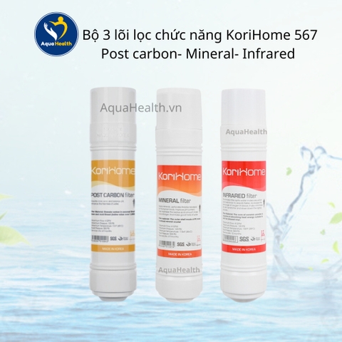 Bộ Lõi Lọc KoriHome (Bộ lõi lọc thô, Lõi RO, Bộ lõi chức năng)