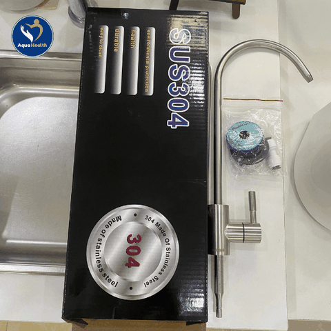 Vòi Nước Phi 6 Inox 304 Chuyên Dùng Máy Lọc Nước