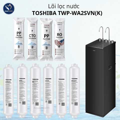 Bộ Lõi Lọc Nước Toshiba TWP-WA2SVN(K) – Gồm 10 Lõi