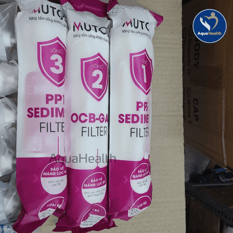 Bộ 10 Lõi Lọc Nước Mutosi