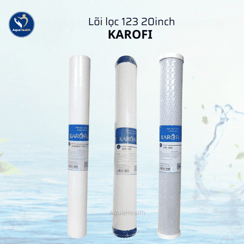 Lõi Lọc Nước 123 20inch Karofi - Linh Kiện Máy BCN/ RO Lắp Ráp