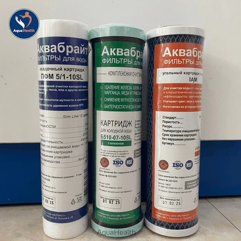 Bộ Lõi Lọc Nước Trio Eco 2 (Thay Thế Cho Aquaphor Trio Norma Softening)