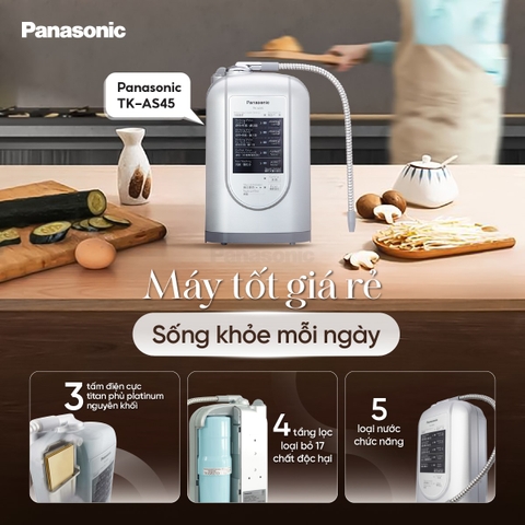 Máy Điện Giải Ion Kiềm Panasonic TK-AS45 - Hàng Chính Hãng