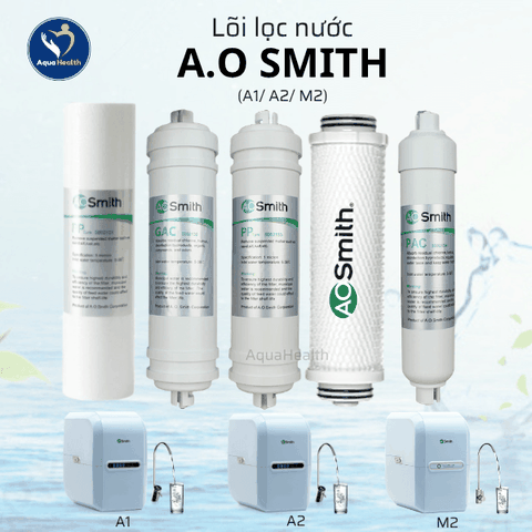Bộ Lõi Lọc Nước A.O Smith A1/A2/M2