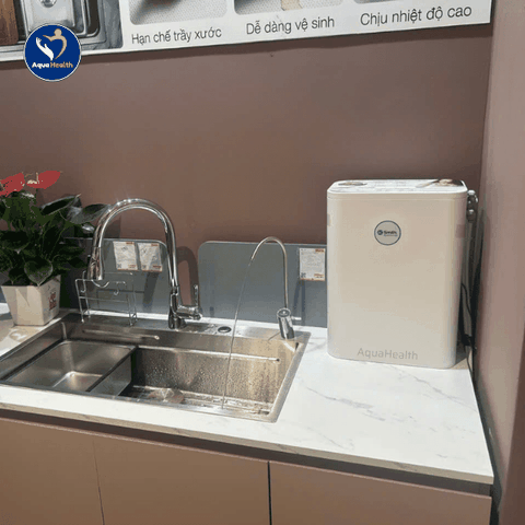 Máy Lọc Nước A.O Smith S400 - Thiết Kế Âm Tủ Và Để Bàn