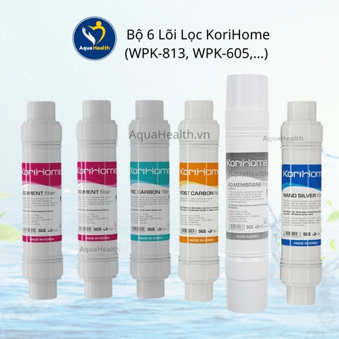 Bộ Lõi Lọc KoriHome (Bộ lõi lọc thô, Lõi RO, Bộ lõi chức năng)