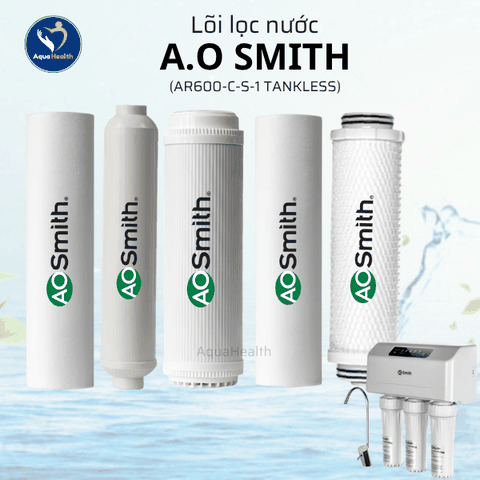 Bộ Lõi Lọc Nước A.O Smith AR600-C-S-1 (TANKLESS)
