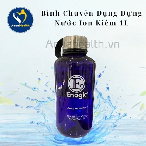 Bình Đựng Nước Ion Kiềm Enagic Kangen 1 Lít - Nhựa Tritan Cao Cấp