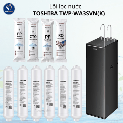 Bộ Lõi Lọc Nước Toshiba TWP-WA3SVN(K) – Gồm 10 Lõi