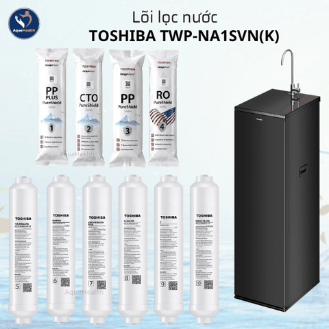 Bộ Lõi Lọc Nước Toshiba TWP-NA1SVN(K) - Gồm 10 Lõi