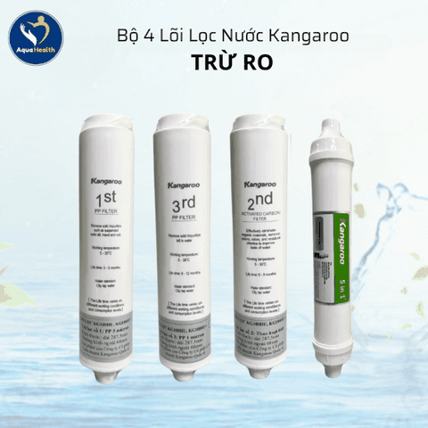 Bộ 5 Lõi Lọc Kangaroo KG100HU, KG100HU+, KG100MED, KG100EED, KG-Y1MED,...