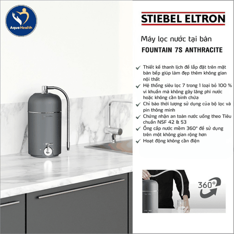 Máy Lọc Nước Stiebel Eltron Fountain 7S Anthracite