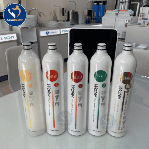 Bộ tiền lọc Ikisui IK-02 gồm 5 lõi lọc - Công nghệ Nano giữ khoáng