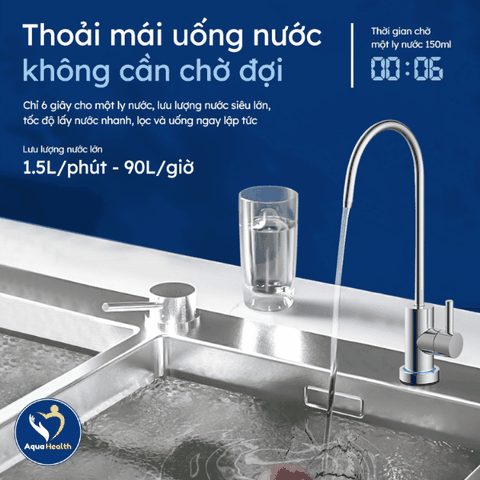 Máy Lọc Nước GE GN610 Âm Tủ Bếp Giữ Khoáng Tự Nhiên