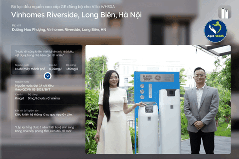 Hệ Thống Lọc Tổng GE WH30A - Lọc Sạch Tối Ưu Trong 3 Bước