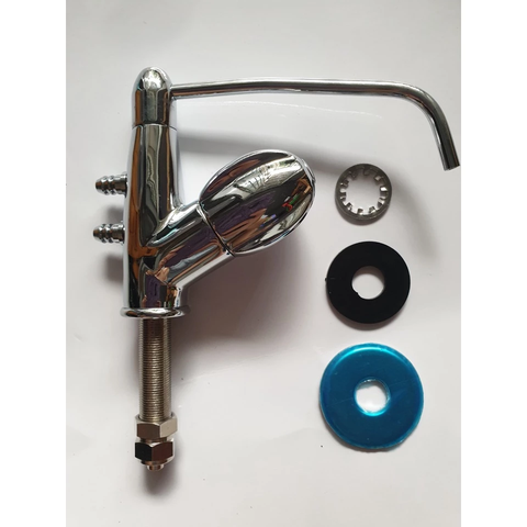 Vòi Inox Mạ Crom Bóng Dùng Làm Vòi Thải Cho Máy Điện Giải