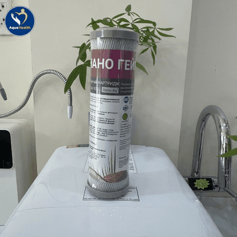 Lõi lọc CBC 0,6-10SL Nano Ag Premium - Dùng Cho Máy Lọc Nước Geyser Ecotar, Aquaphor